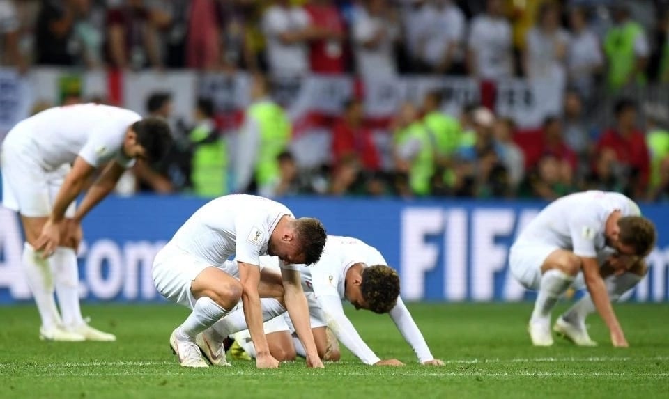 The best emotional photos from England’s 2-1 loss to Croatia at the 2018 World Cup