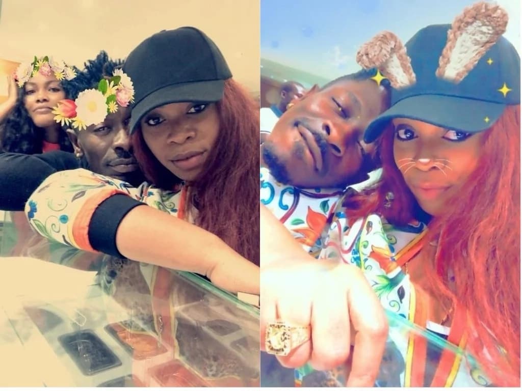 Shatta Michy and Shatta Wale in happy times