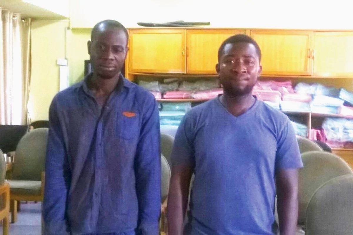 The two Ghanaian men are to spend 7 years in jail for impersonating ex-COCOBOD boss