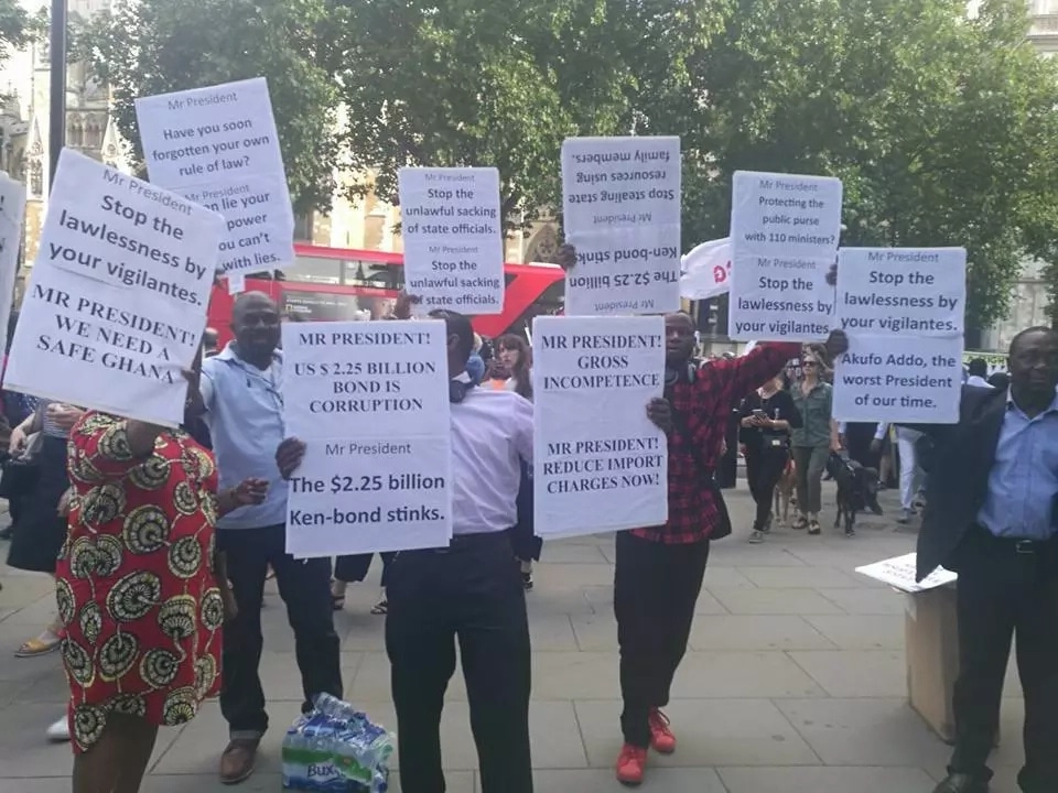 Ghanaians in UK to ‘punch’ Akufo-Addo in a mega demo