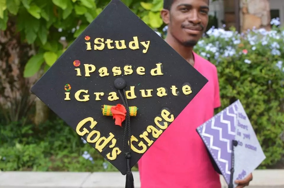 These graduation caps from Ashesi University are way too cool