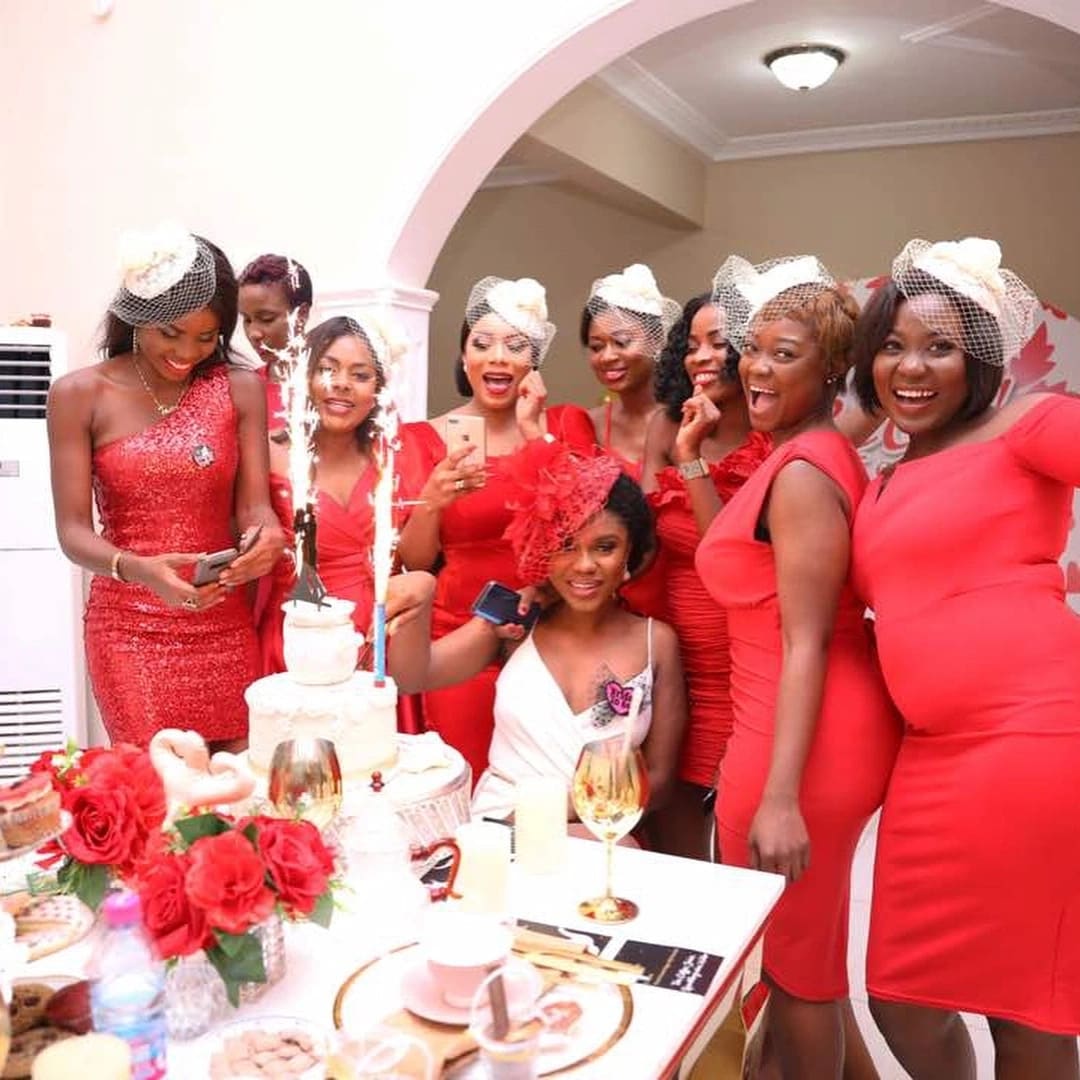 Beautiful photos from Becca's bridal shower pop up