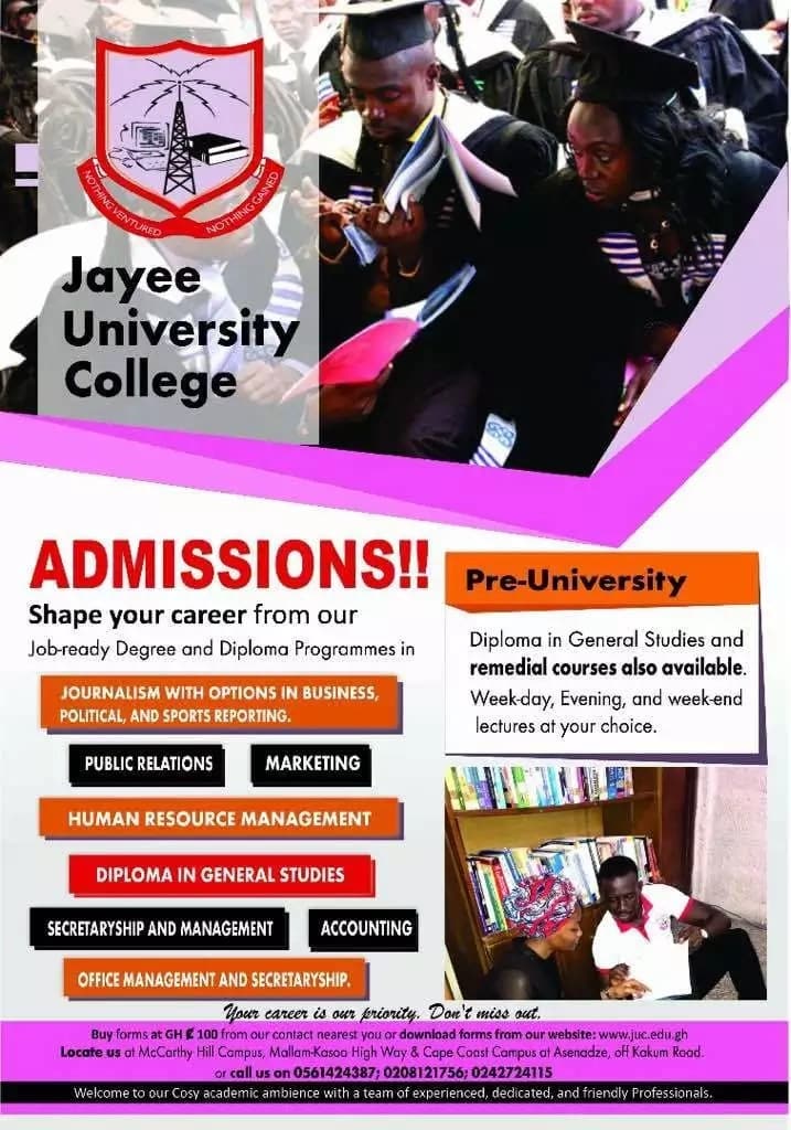 jayee university college tuition fees
jayee university college courses
jayee university college admission
courses offered at jayee university college