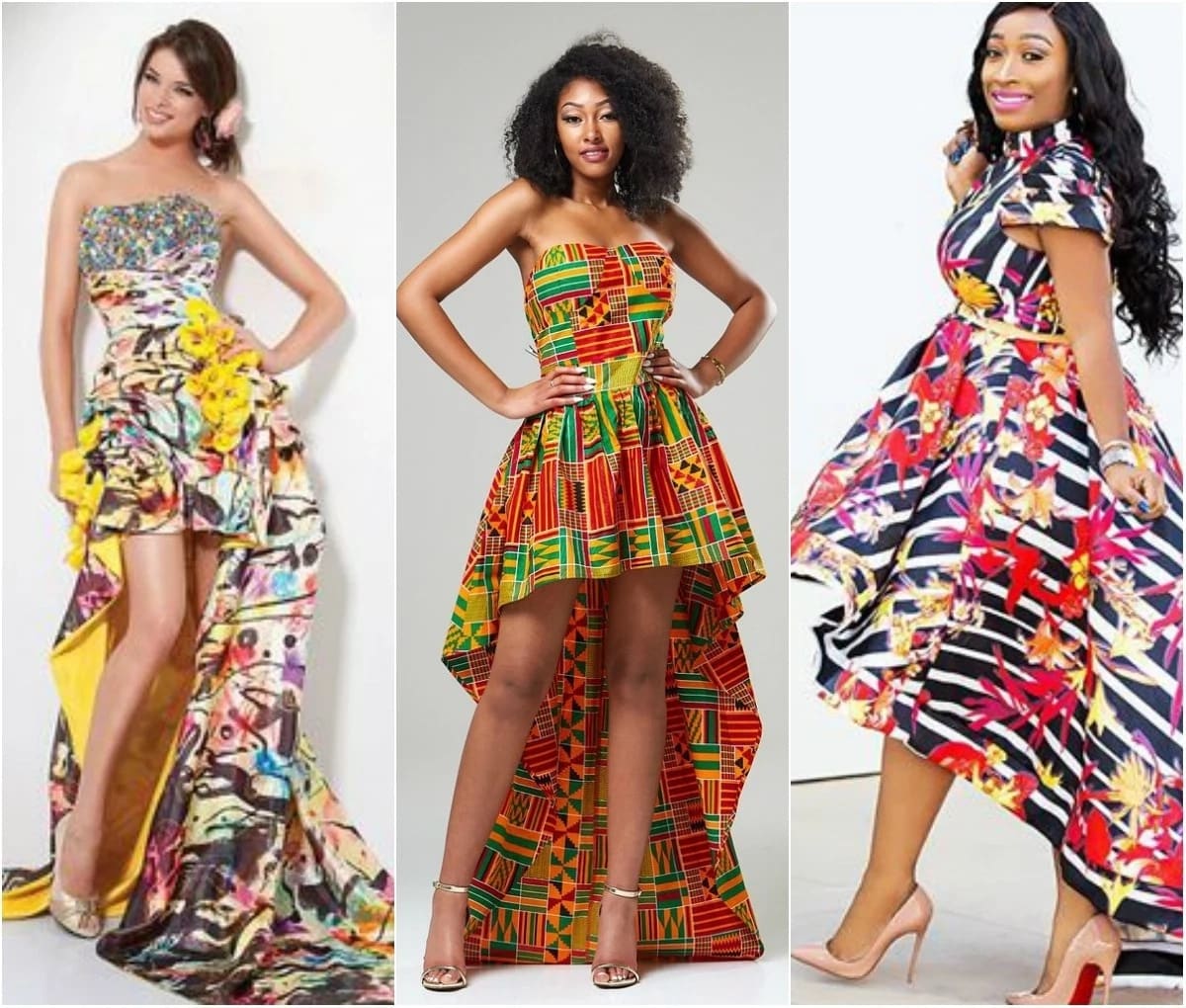 Floor-Length Soft Satin V-neck Halter Sexy African Bridesmaid Dresses  Online- ChicSew