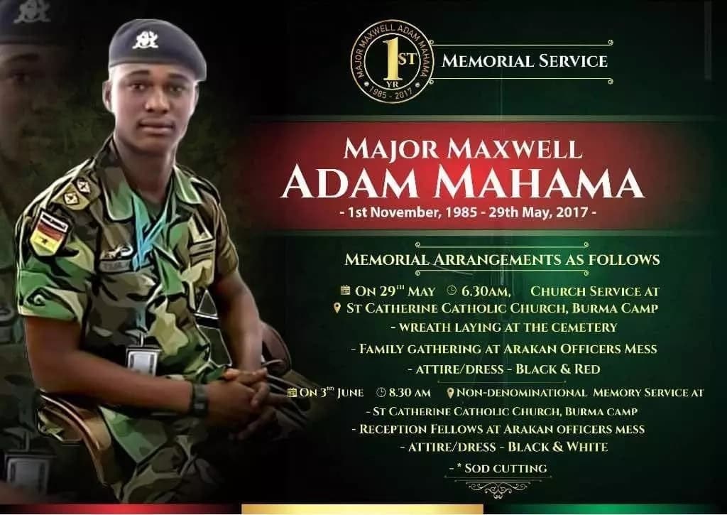 A year on; how Major Mahama’s death struck a chord with Ghanaians