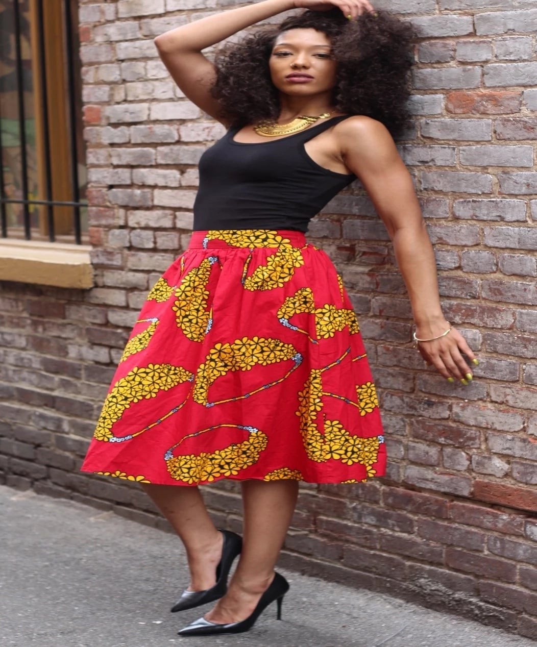 Stunning tops to wear with African print skirts