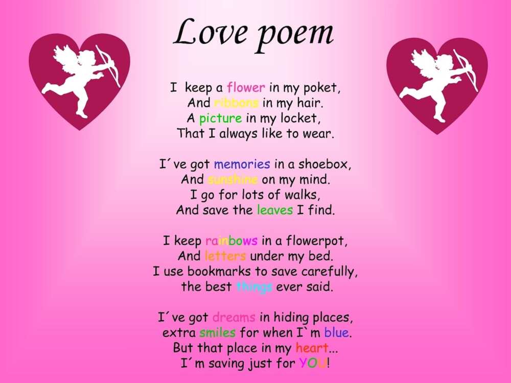 Popular love poems for him
