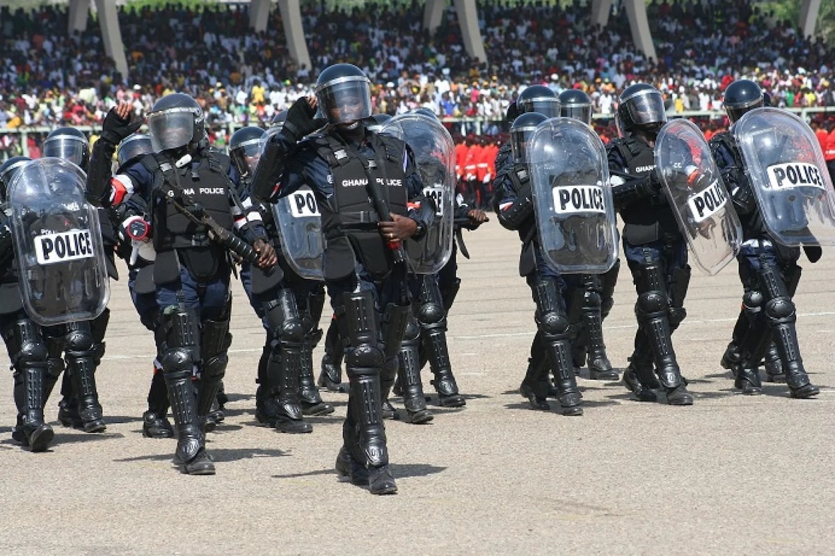 MMDCE list: Ghana Police on red alert for violent protests