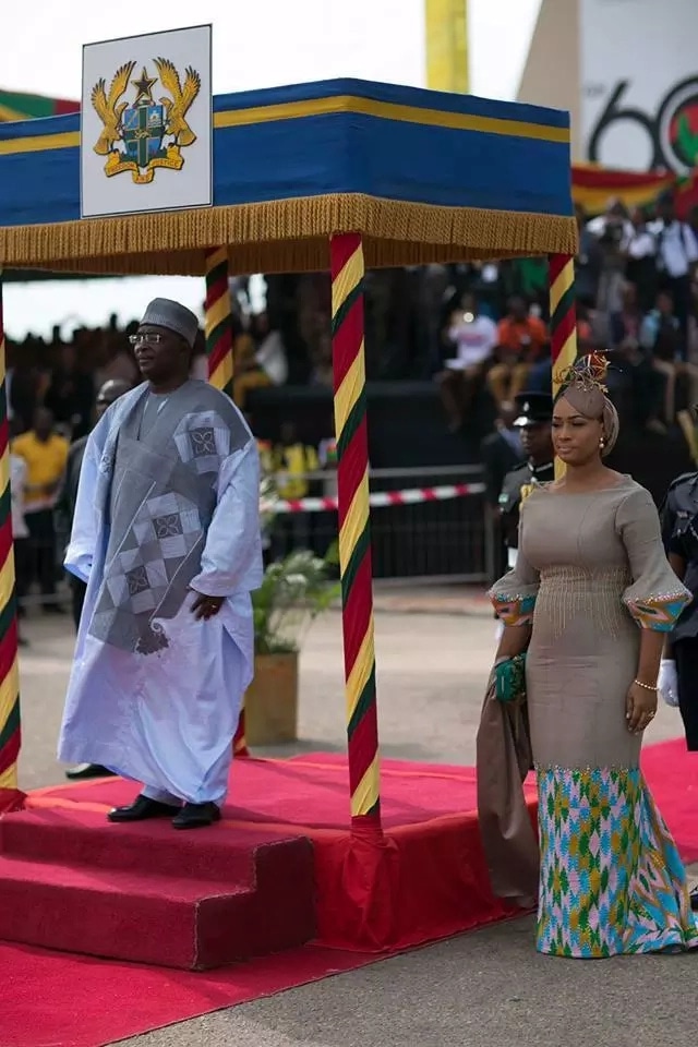 Samira Bawumia wows Ghanaians with exquisite outfit for Ghana @ 60 celebration