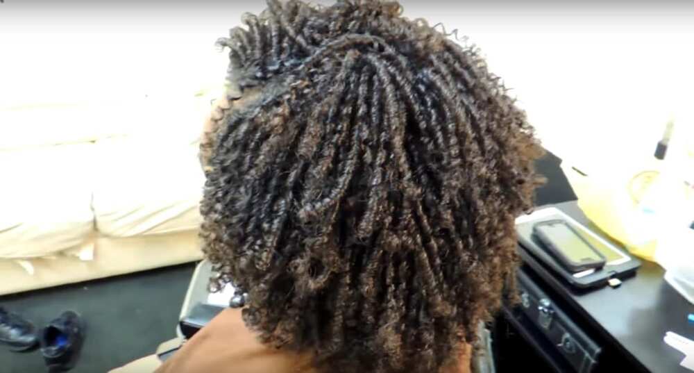 straw curls on natural hair, straw curls, straw setting natural hair