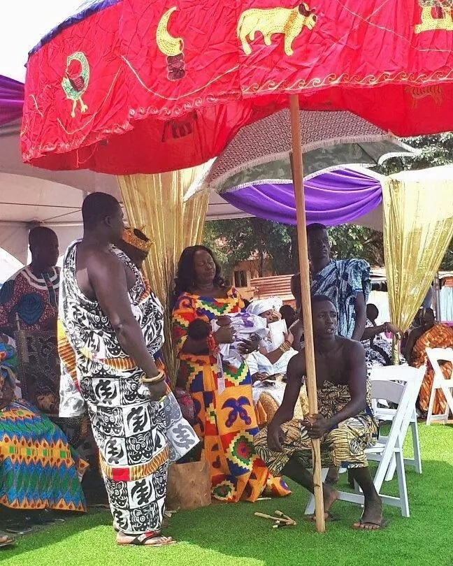 Photos of Gifty Anti's royal baby naming ceremony