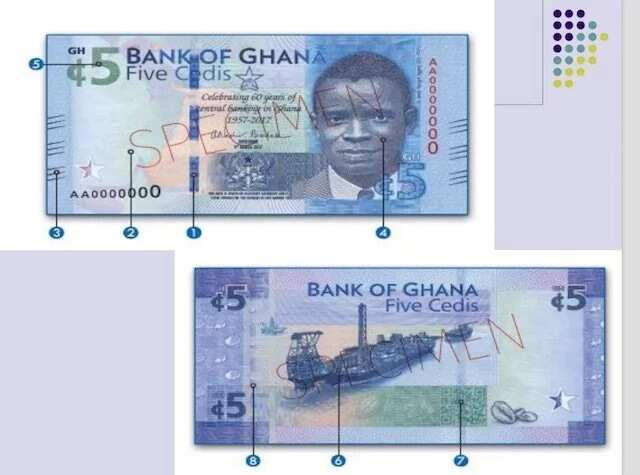 New 5 cedi notes hits Ghanaian market today