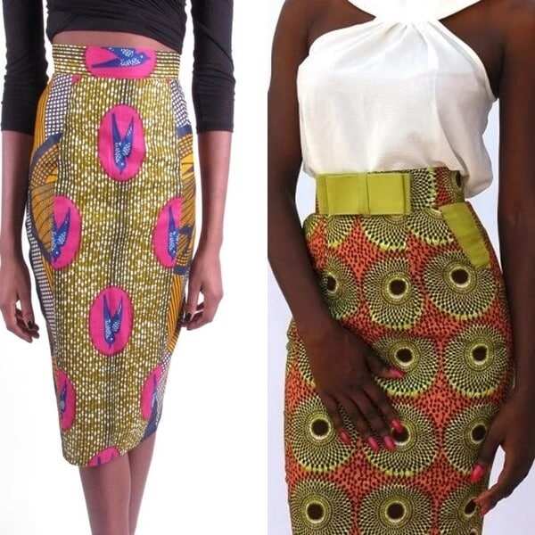 Top African print pencil skirts designs in 2019 - YEN.COM.GH