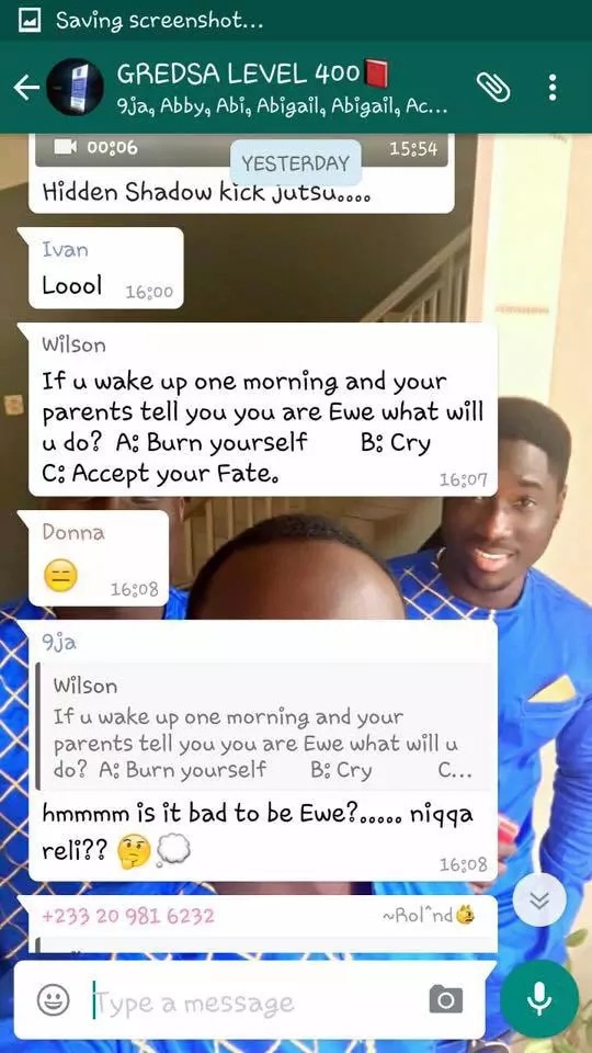 Legon student under fire for insulting, threatening to burn Ewes