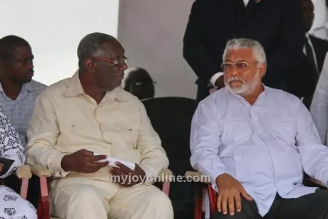 Rawlings, Kufuor et al shows up at final funeral rites for Hajia Nneba