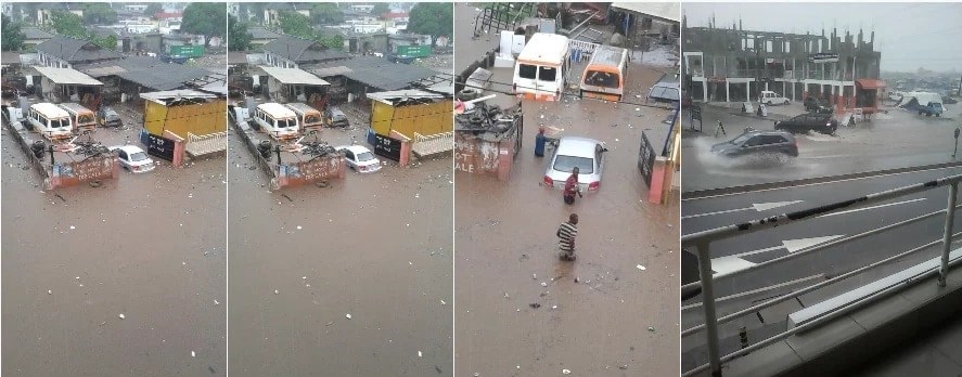 Photos: Accra floods again; Meteo agency issues warning