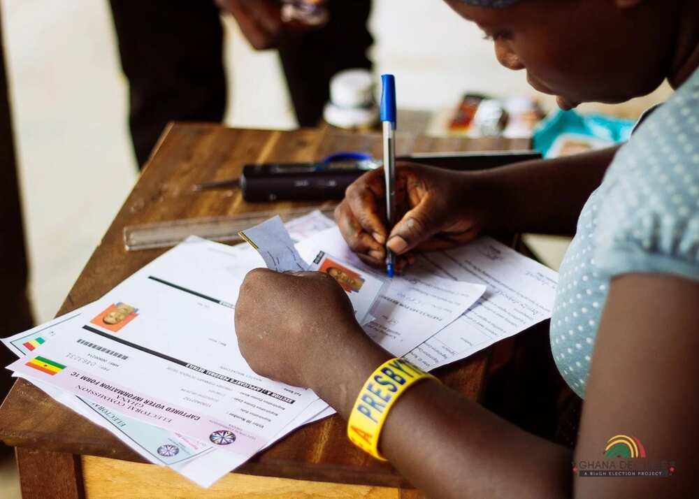Voters id card registration in Ghana