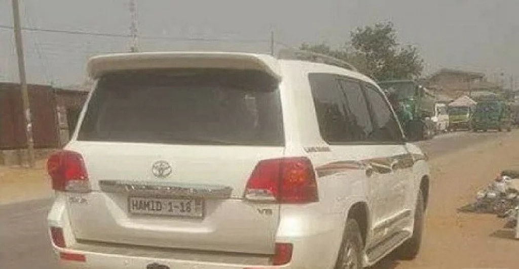 This Toyota Landcruiser was rumoured to be owned by Minister of Information, Mustapha Hamid.