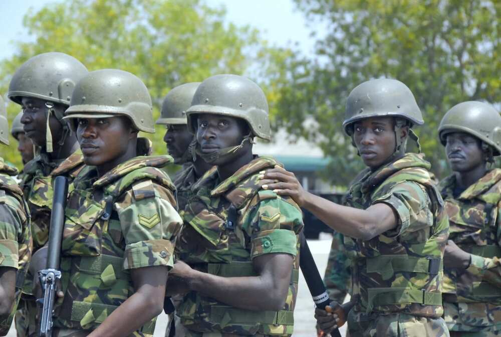Ghana soldiers' salary