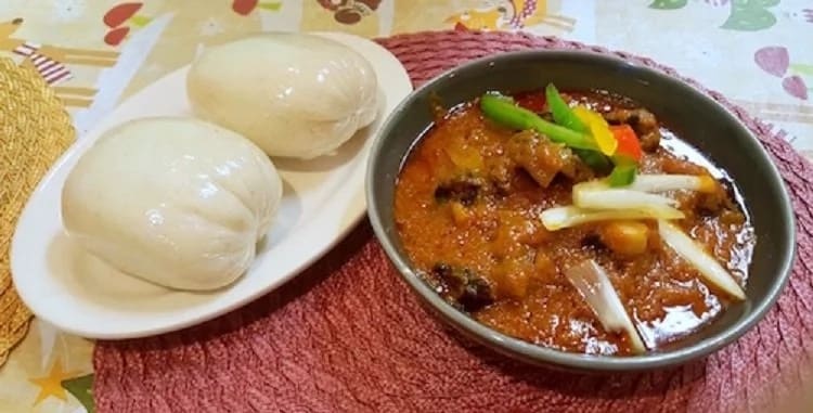 Banku and fish stew