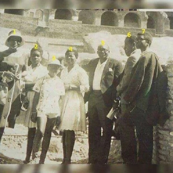 Childhood photos of Akufo-Addo with his family members