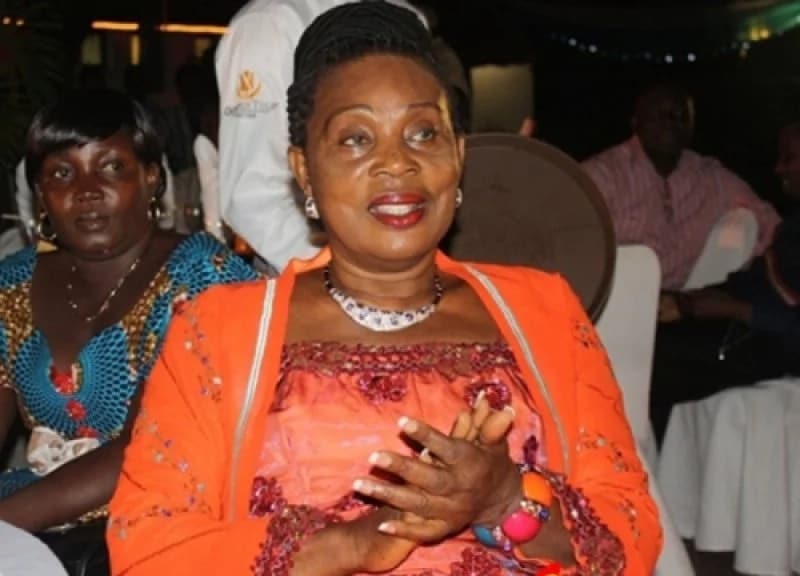 Grace Omaboe seated at an event