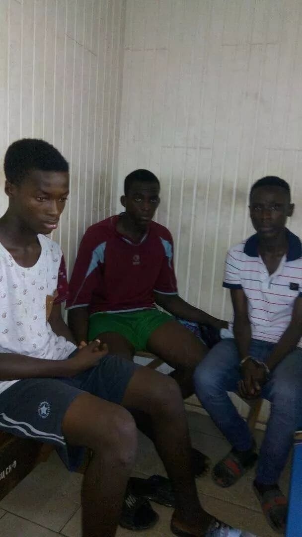 Rare photo of 3 boys who defiled helpless girl pops up after their arrest
