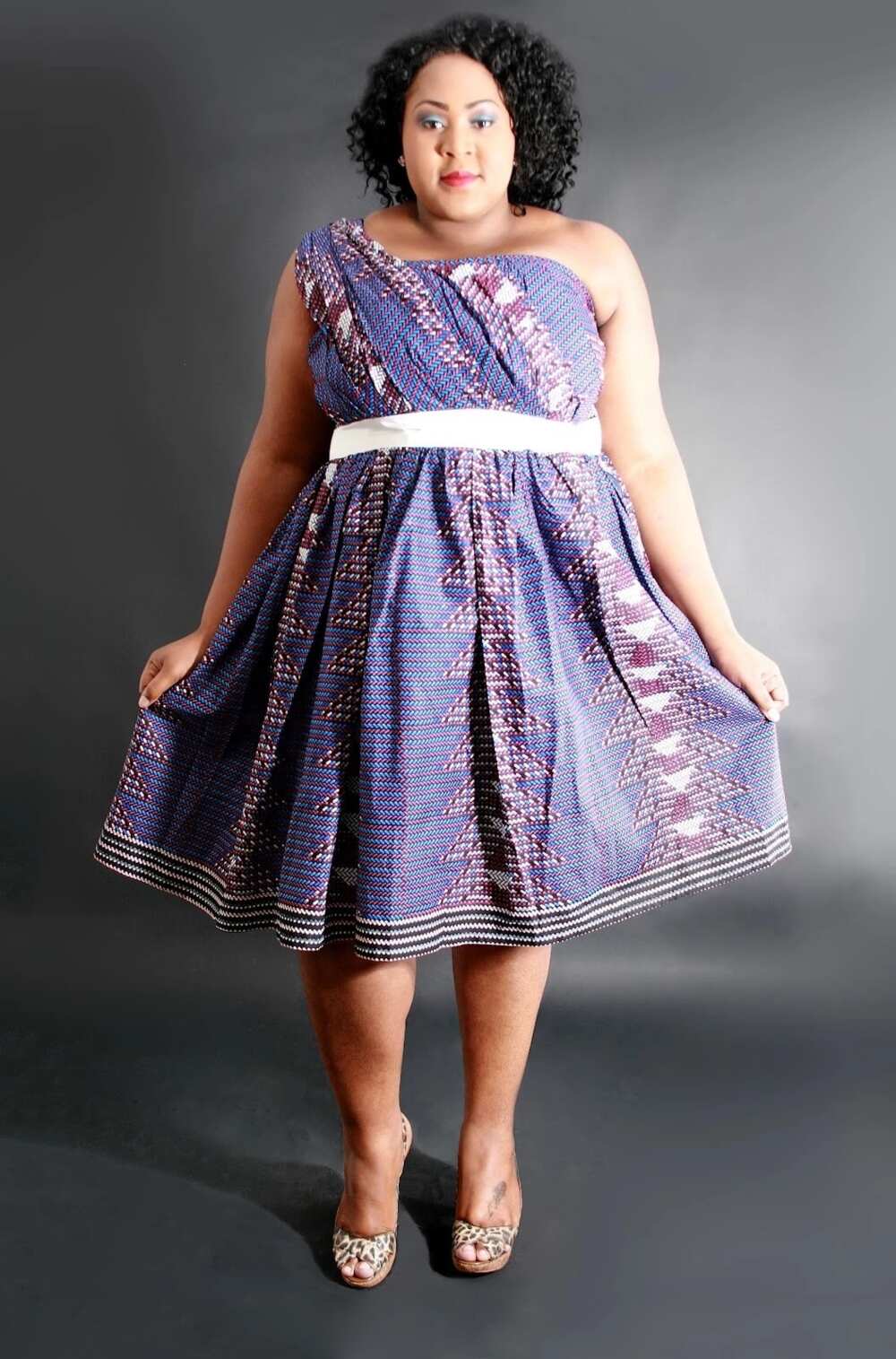 fashionable african print skirts