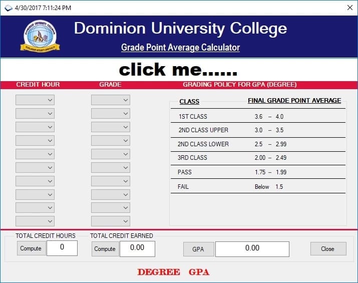 Dominion University College student develops GPA calculator app for students