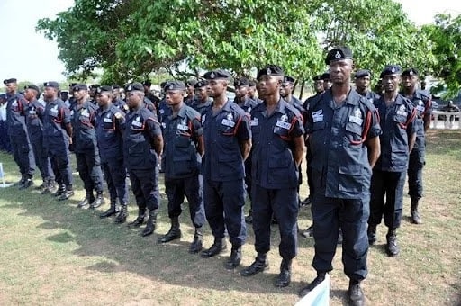A group of policemen