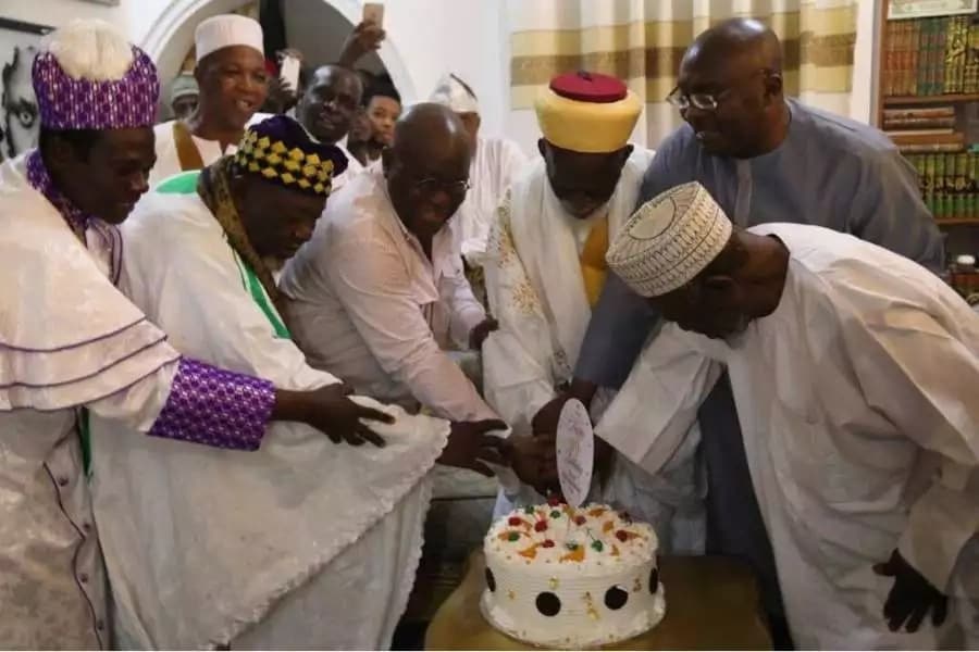 Photos from the 95th birthday party of Chief Imam Sharabutu attended by Akufo-Addo and Bawumia