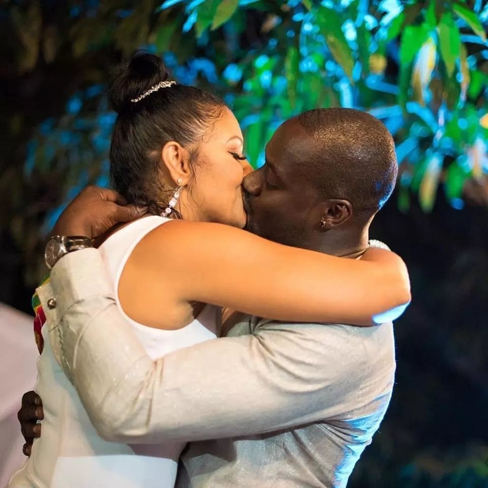Photos from the wedding ceremony of Chris Attoh and his America sweetheart