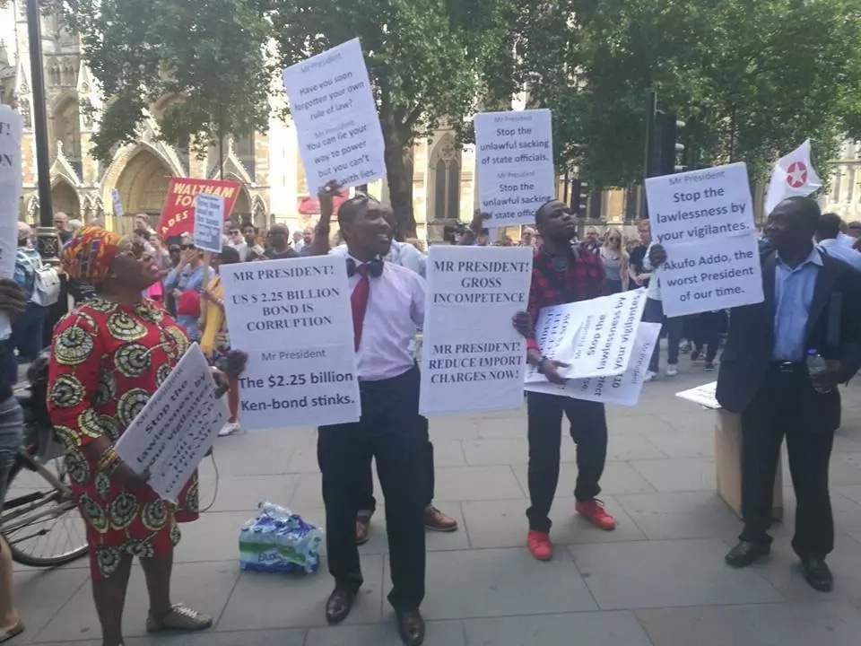 Ghanaians in UK to ‘punch’ Akufo-Addo in a mega demo