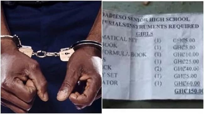 Free SHS: Maths teacher arrested for selling to students