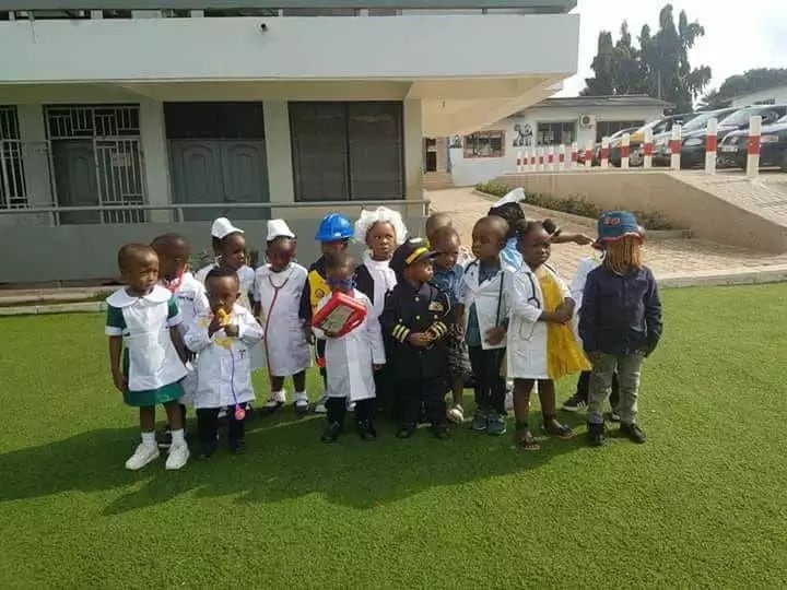 Young 'Anas' storms school on career day and wows social media with his outfit