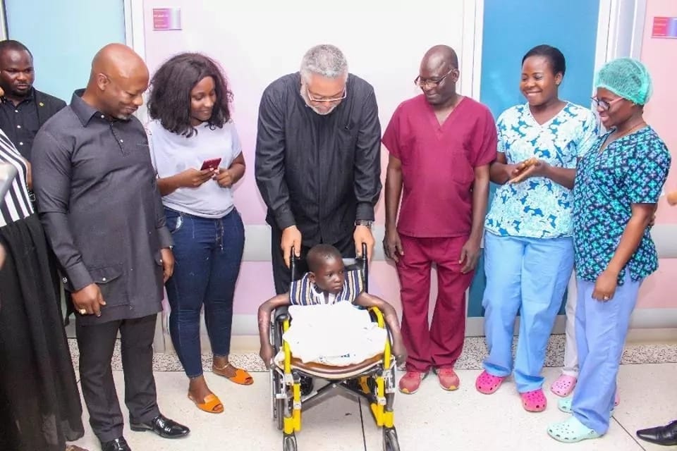 Mr. Eazi donates GHc10,000 to a boy who lost his legs over GHc2.20 school fees