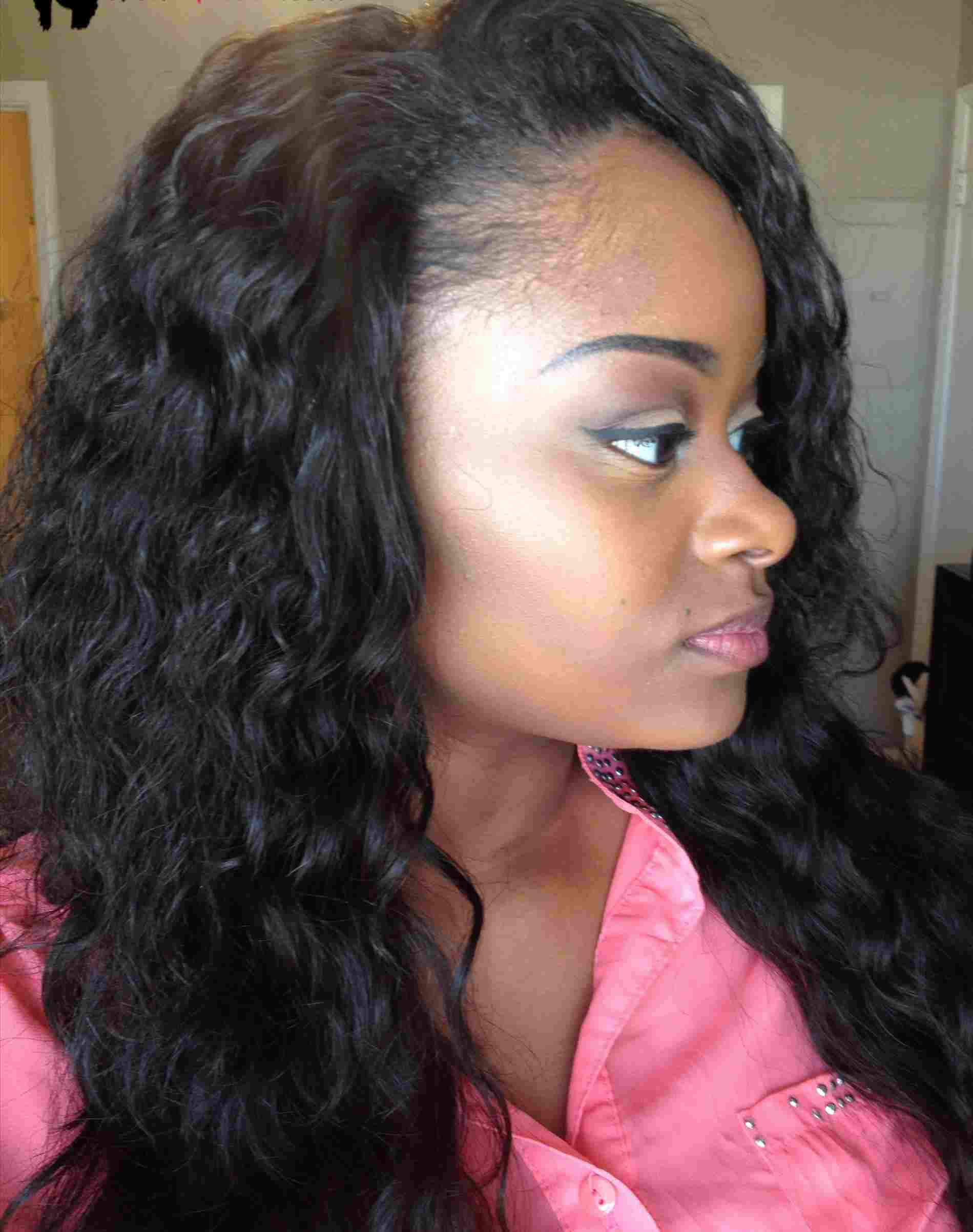 Deep Side Part Ponytail Hairstyle from Tish Summers in Fayetteville NC