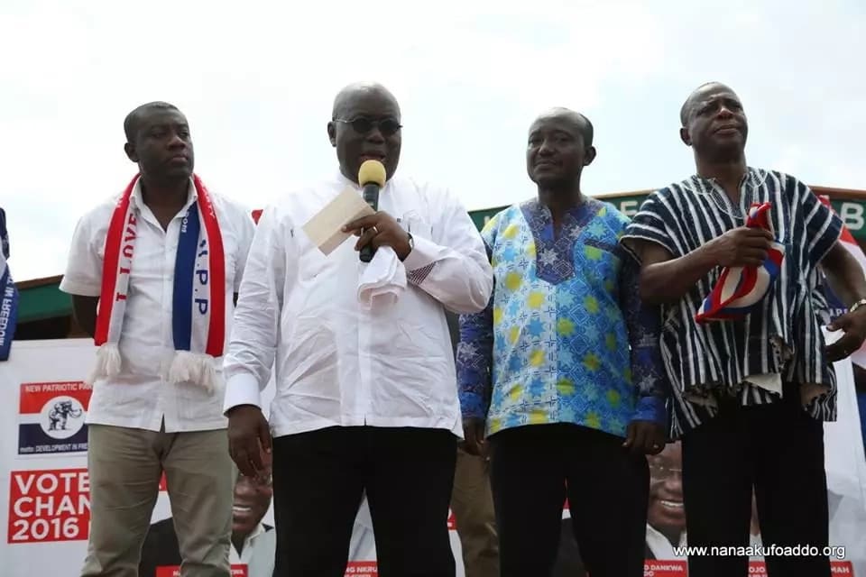 Nana Akufo-Addo at campaign