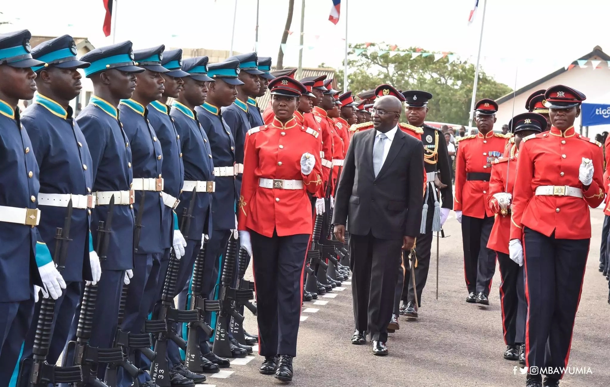 Vice Prez Bawumia attends military cadet graduation