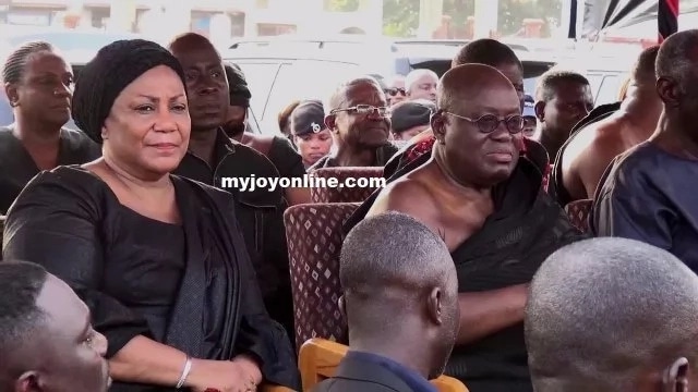 PHOTOS: Akufo-Addo, Kufuor, Ocquaye mourn with Alan Cash at sister's funeral