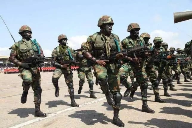 Aptitude test for military officers in Ghana