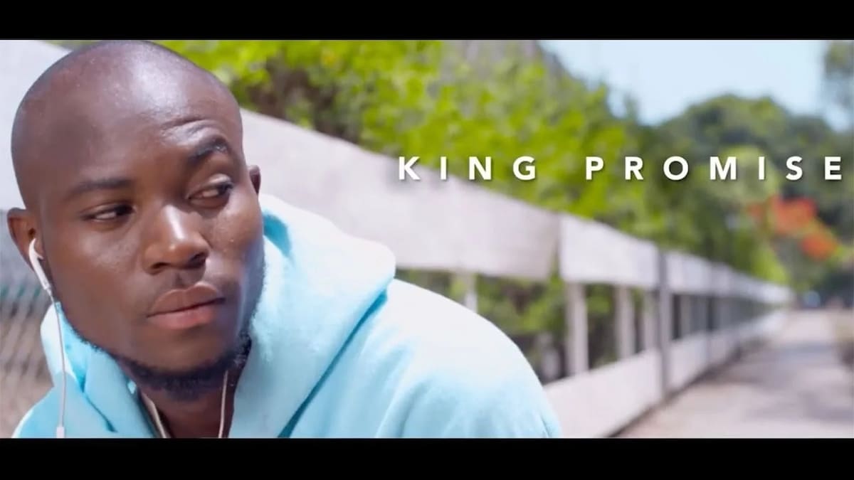King Promise in close up shot