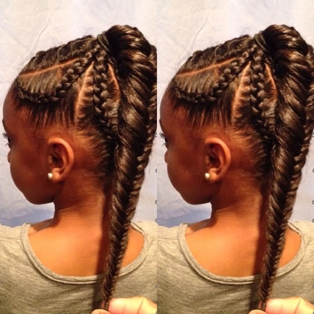 Half up braided hairstyles