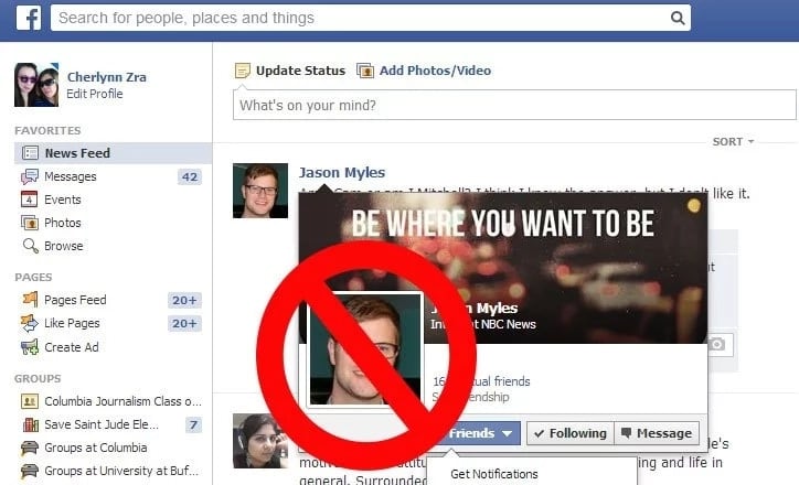 How to unblock someone on facebook