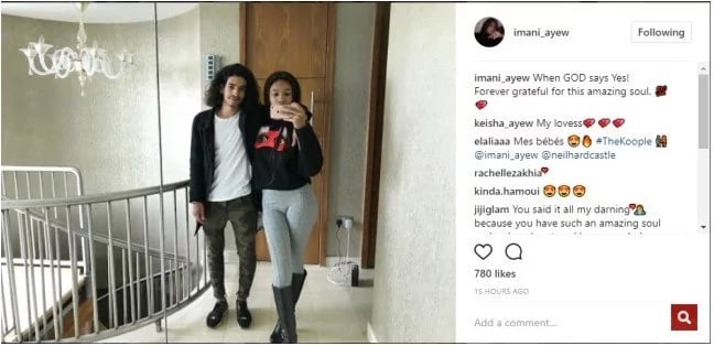 Imani Ayew: Abedi Pele's gorgeous daughter flouts her boyfriend on Instagram