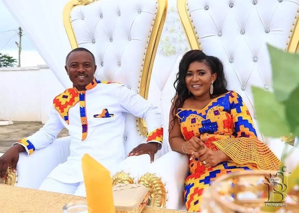 Adom FM's Kwamena Idan weds in star-studded glitzy ceremony (Photos)