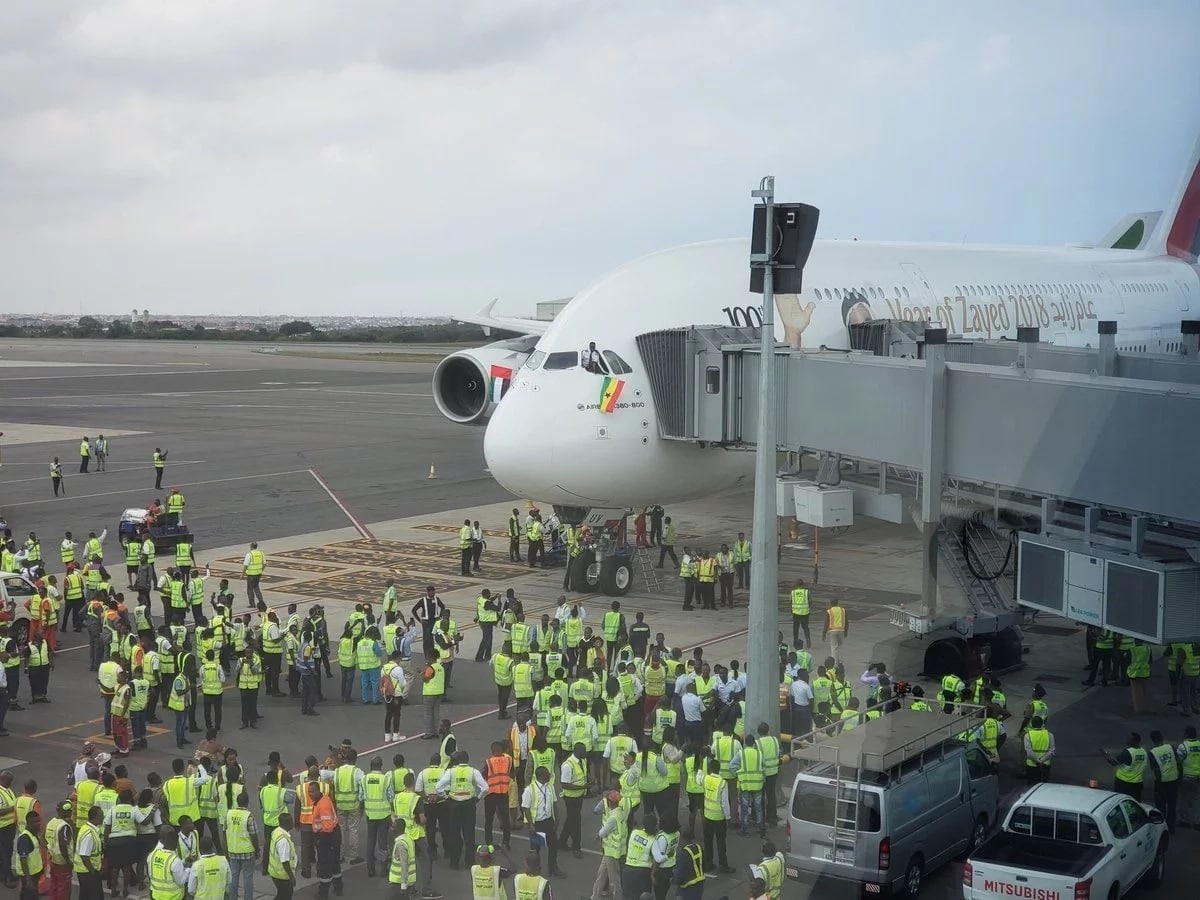 World's biggest plane being flown by Captain Quainoo finally touches down