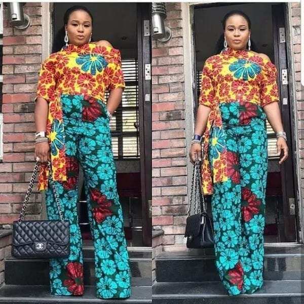 jumpsuit with african print