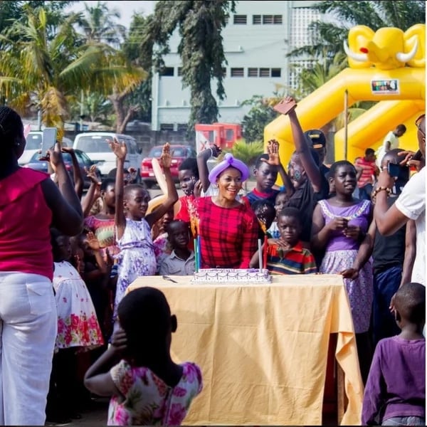 Chris Attoh’s Son Celebrates First Birthday With Kids From Osu Children Home