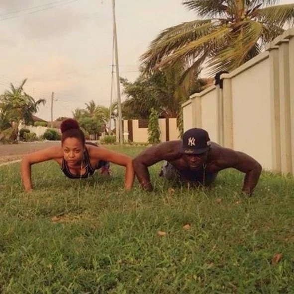 Jasmine Baroudi and her fiance are all our fitness goals